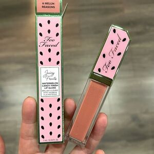 Too Faced Juicy Fruits watermelon candy finish Lip Gloss 7ml- A melon reasons